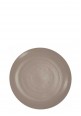 "Modulo Nature" - round dessert/salad plate 21 cm, керамична чиния